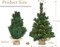 Small Christmas Tree 2ft Prelit Battery Operated Timer Lighted Artificial Green Mini Xmas Pine Trees Decorations